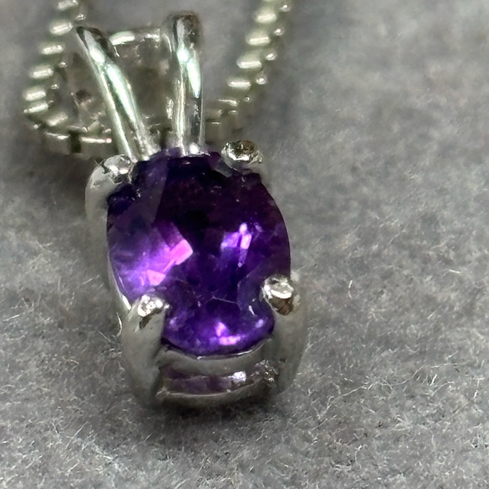 Ross-Simons real amethyst necklace